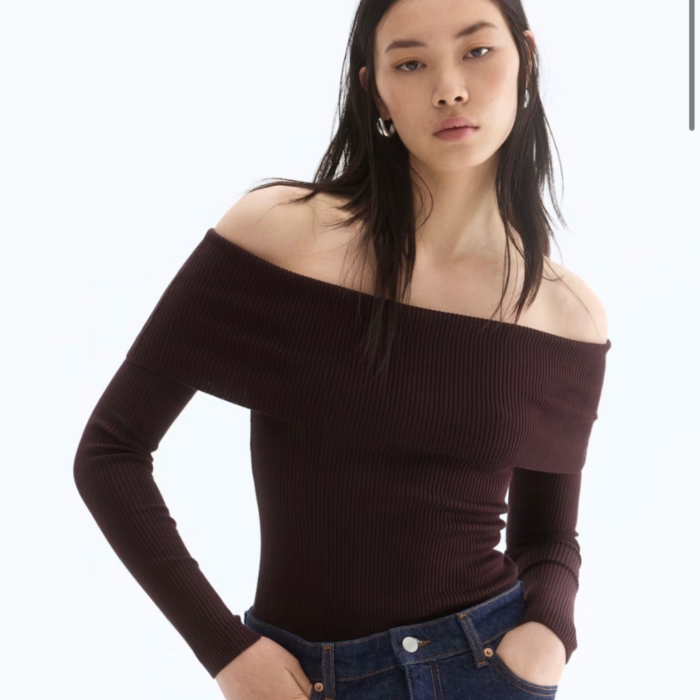 Off the shoulder sweater